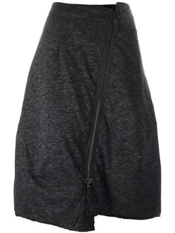 Rundholz Asymmetric Zipped Skirt