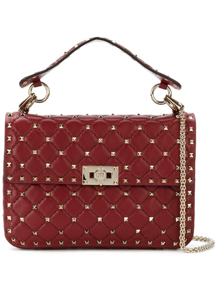 Valentino Valentino Garavani Rockstud Spike Crossbody Bag - Red