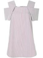 Monographie Strip Short Sleeve Top - Red