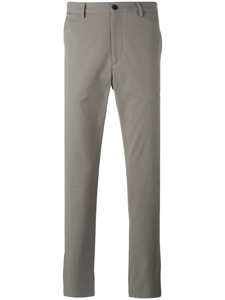 Theory Straight-leg Stretch Trousers - Nude & Neutrals