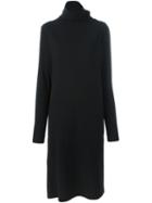 Ann Demeulemeester Turtle Neck Jumper Dress, Women's, Size: 36, Black, Nylon/spandex/elastane/virgin Wool