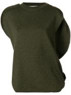 Jw Anderson Asymmetric Knitted Top - Green