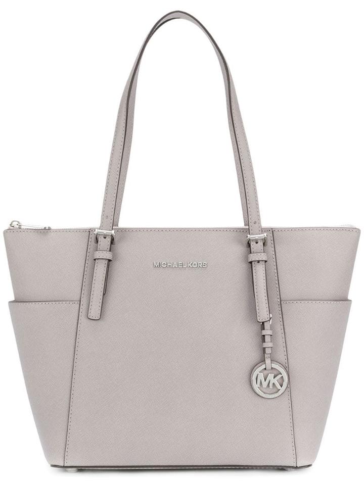 Michael Michael Kors Top Zip Tote Bag - Grey