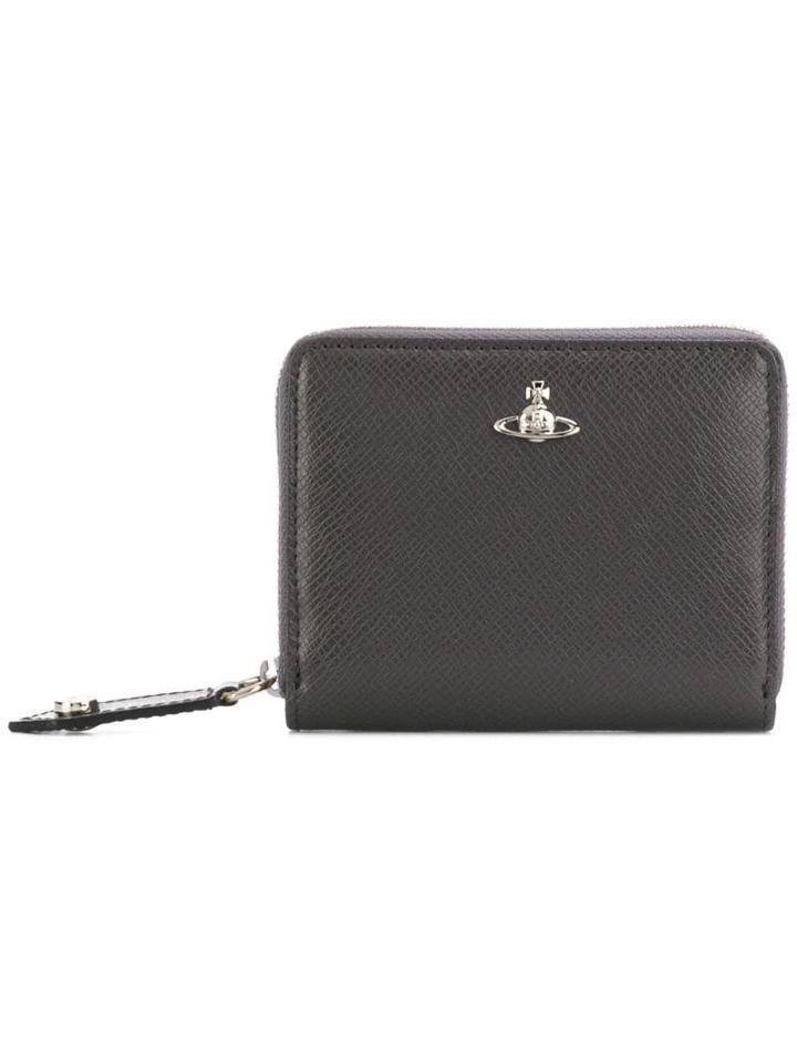 Vivienne Westwood Zip Around Logo Cardholder - Grey