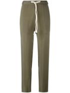 Pt01 - Chantal Trousers - Women - Cupro - 44, Green, Cupro
