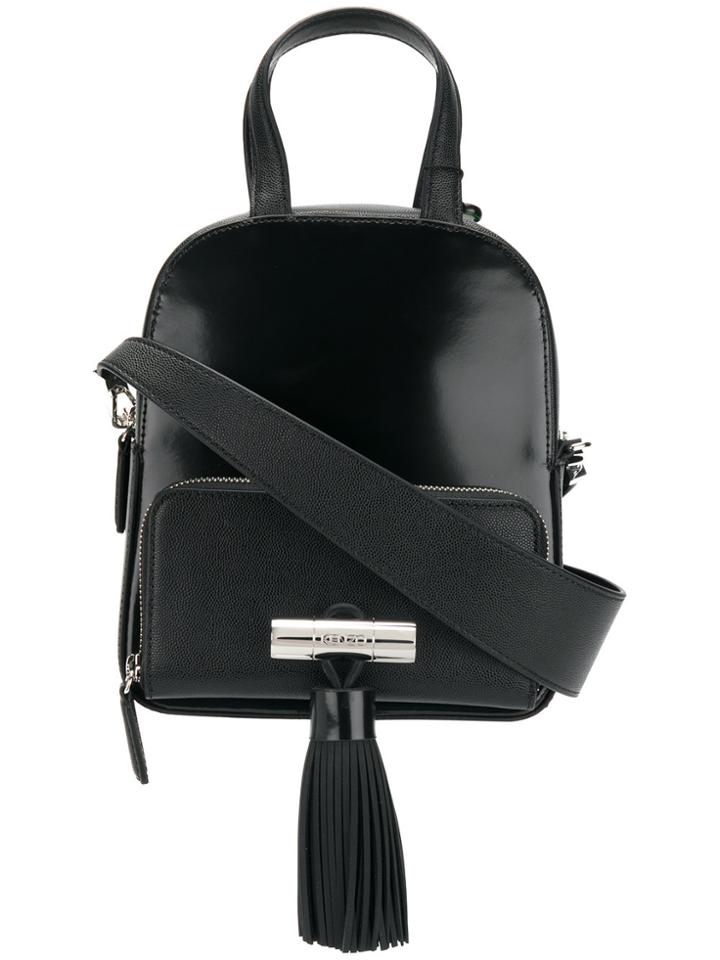 Kenzo Tassel Shoulder Bag - Black