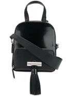 Kenzo Tassel Shoulder Bag - Black