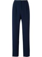 Diane Von Furstenberg Tailored Trousers, Women's, Size: 8, Blue, Polyester/triacetate