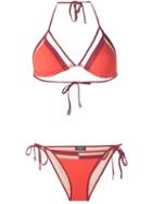 Moeva 'syren' Bikini, Women's, Size: Large, Red, Polyamide/spandex/elastane