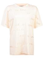 Stella Mccartney Crew Neck T-shirt - Neutrals