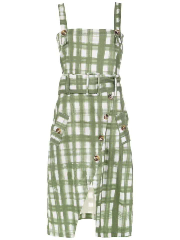 Olympiah Printed Petri Dress - Green