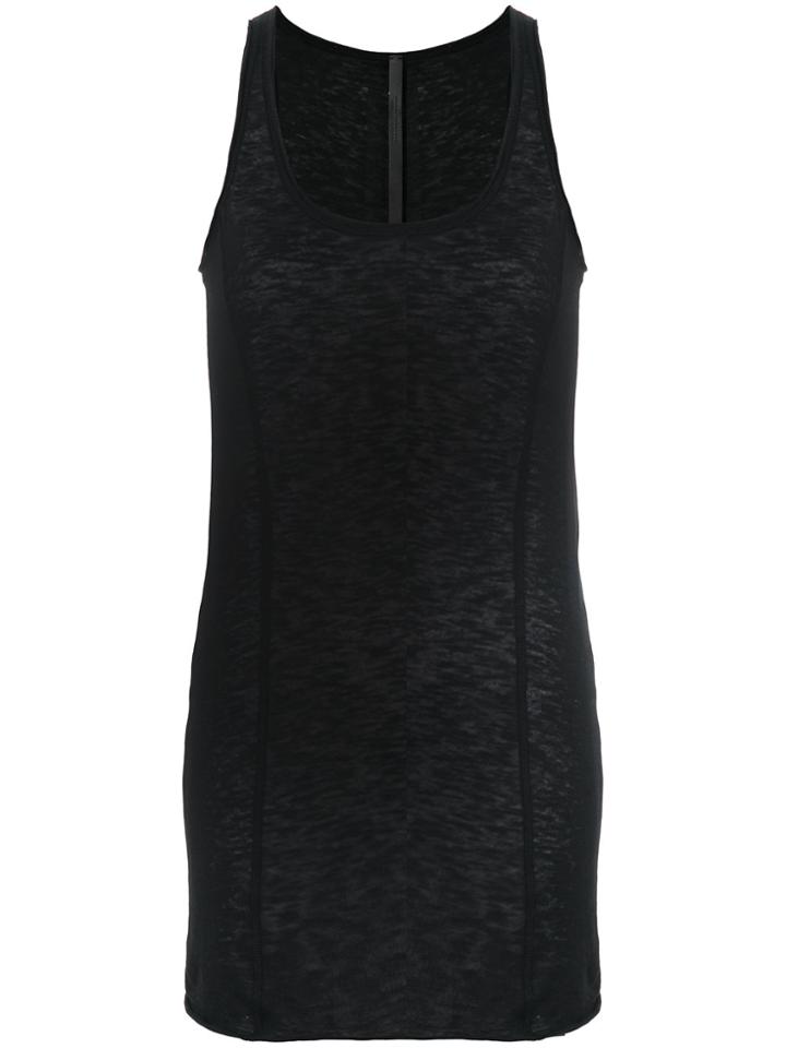 Barbara I Gongini Fitted Tank Top - Black