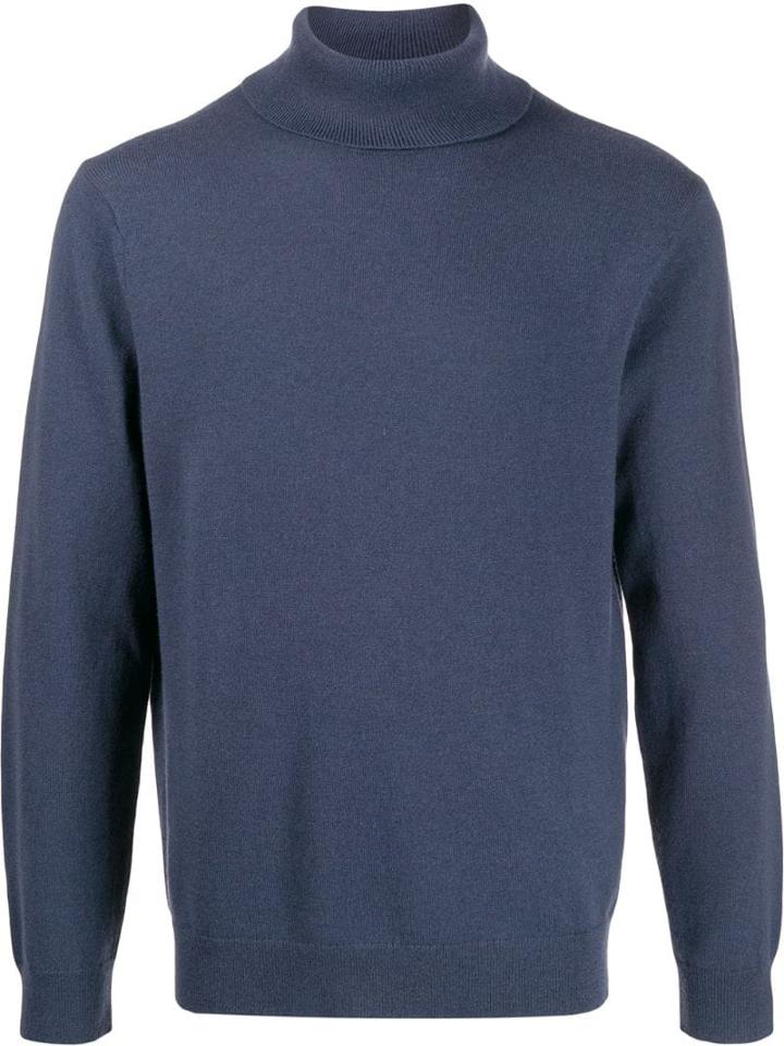 Theory Turtleneck Slim-fit Jumper - Blue