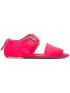Marsèll Oversized Buckle Sandals - Pink