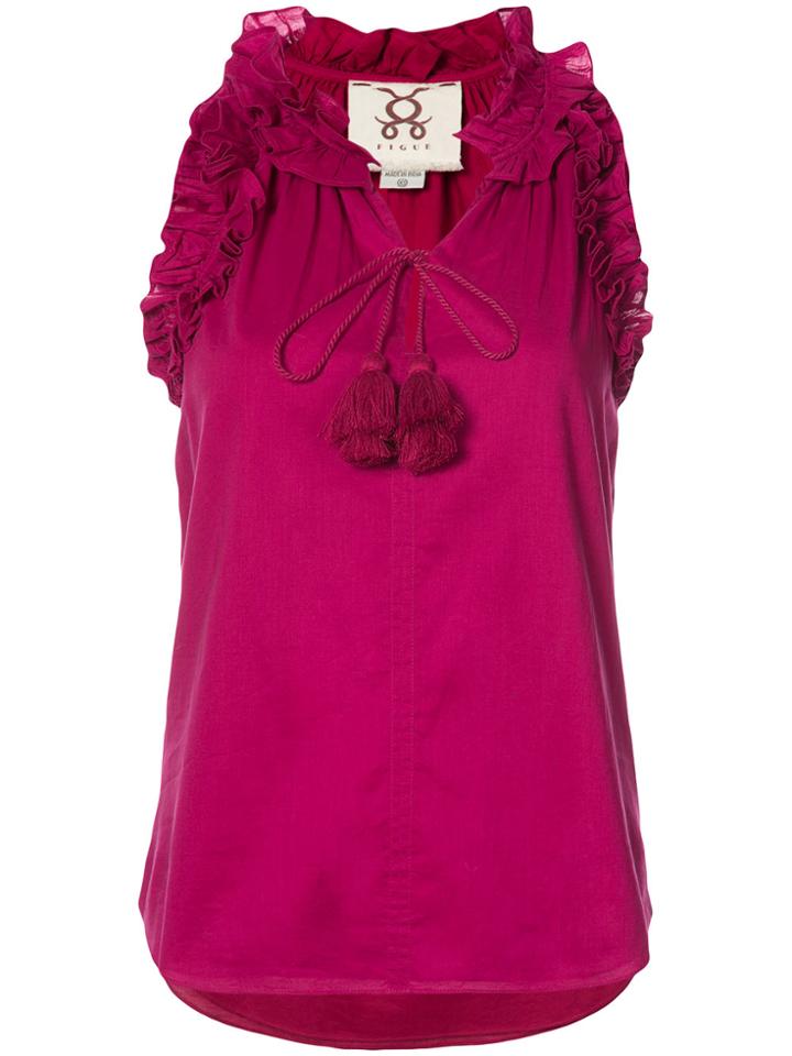 Vivetta Silhouette Embroidered Sweatshirt - Blue