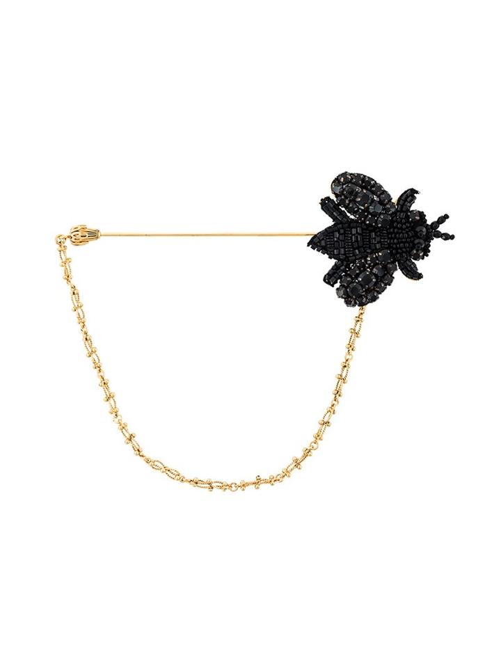Dolce & Gabbana Embellished Bee Brooch