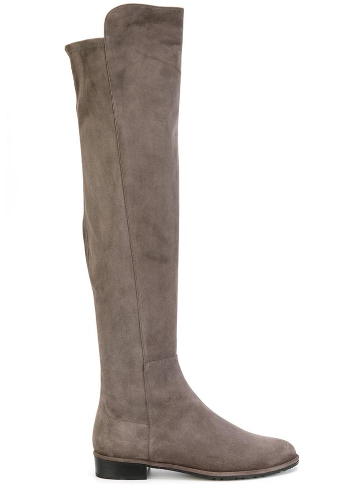 Stuart Weitzman Allgood Over The Knee Boots - Grey