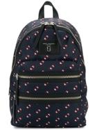 Marc Jacobs Monogram Scream Backpack - Blue