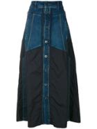 Diesel Black Gold High-waisted Denim Skirt - Blue