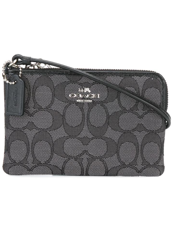Coach Detachable Strap Clutch - Grey