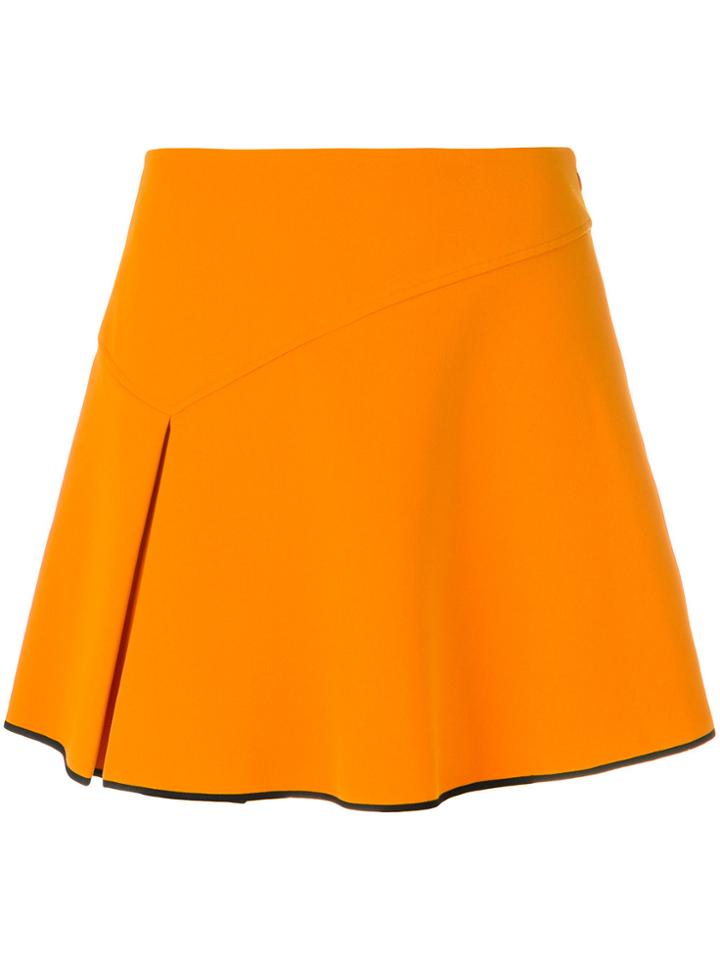 Arthur Arbesser Full Pleated Skirt - Yellow & Orange
