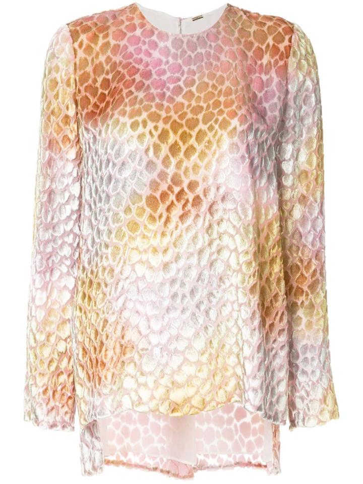 Adam Lippes Sheer Patterned Blouse - Multicolour