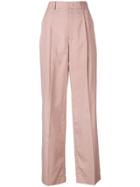 Joseph Riska High-waisted Trousers - Pink & Purple
