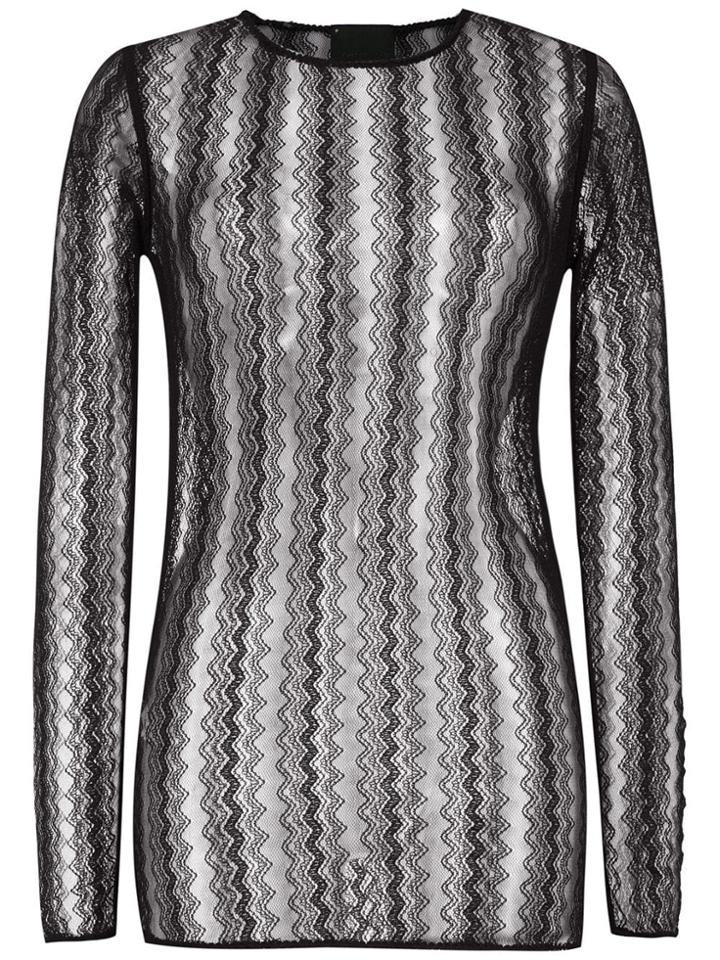 Andrea Bogosian Long Sleeved Lace Up - Black