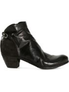 Officine Creative Side Zip Ankle Boots