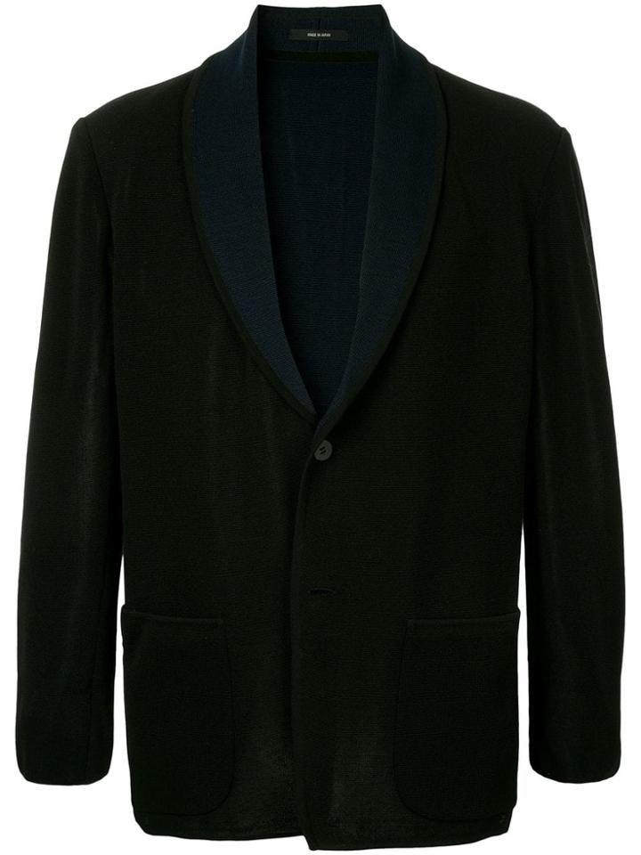 Issey Miyake Men Unstructured Blazer - Blue