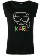 Karl Lagerfeld Karl Outline T-shirt - Black
