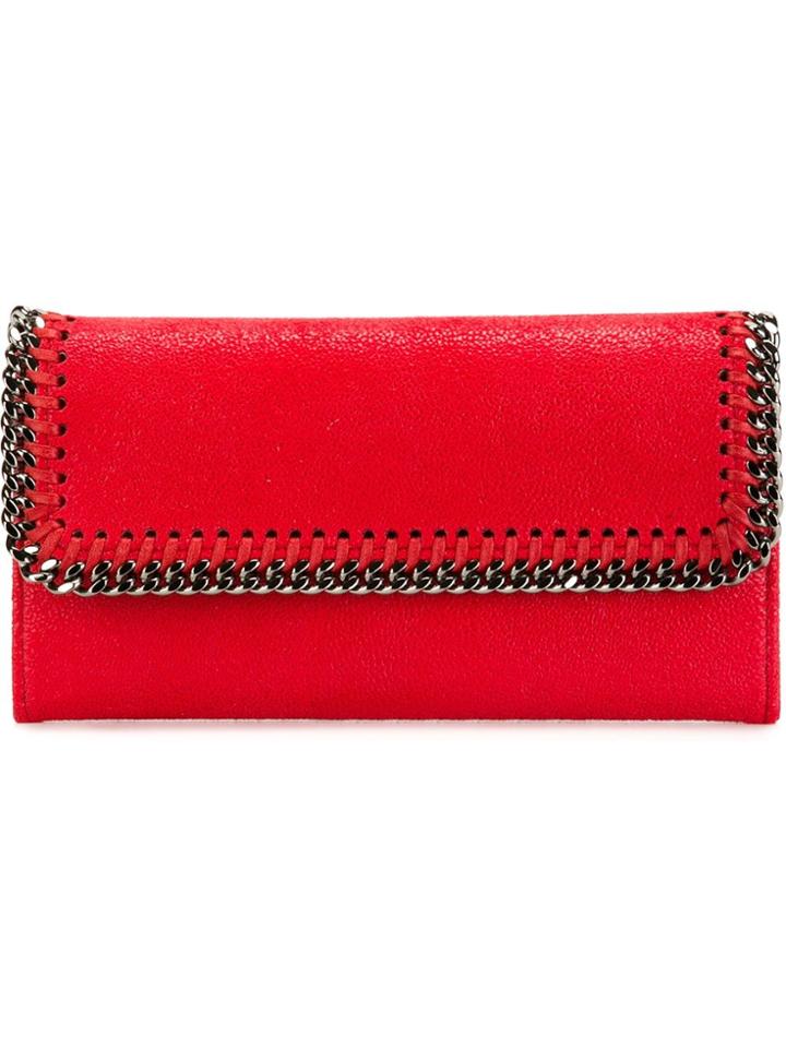 Stella Mccartney 'falabella' Flap Wallet - Red