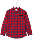 Fendi Kids Checked Shirt, Toddler Boy's, Size: 2 Yrs, Red