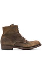 Officine Creative Hunter Suede Boots - Brown