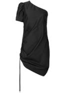 Bassike One-shoulder Short Dress - Black