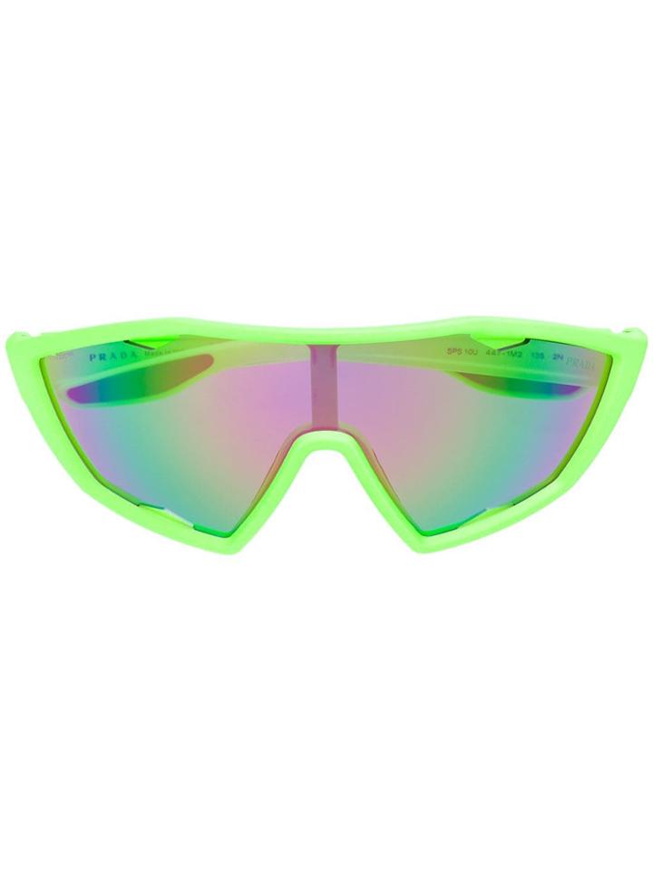 Prada Eyewear Linea Rossa Sunglasses - Green