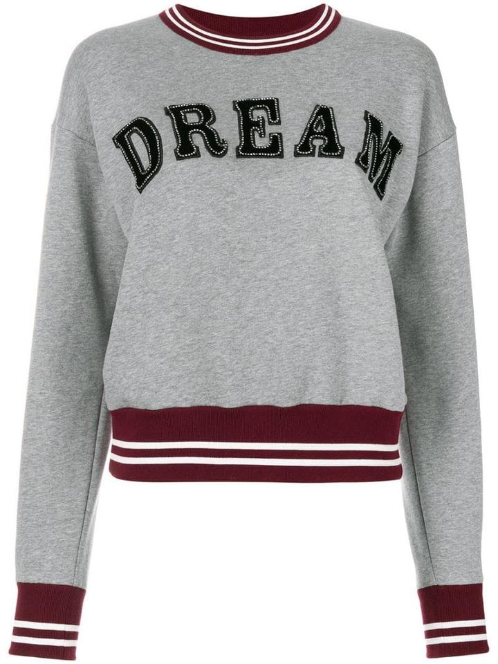 Nº21 Dream Lettered Jumper - Grey