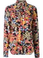 No21 Floral Print Shirt, Women's, Size: 42, Silk