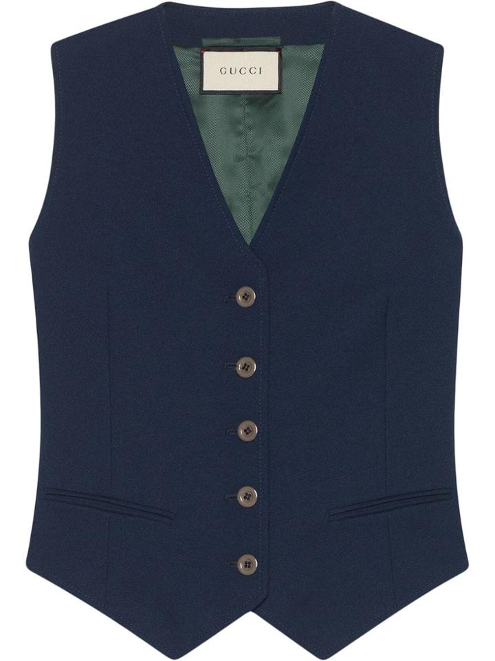 Gucci Tailored Waistcoat - Blue