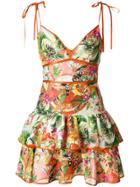 Piccione. Piccione Tropical Print Dress - Multicolour