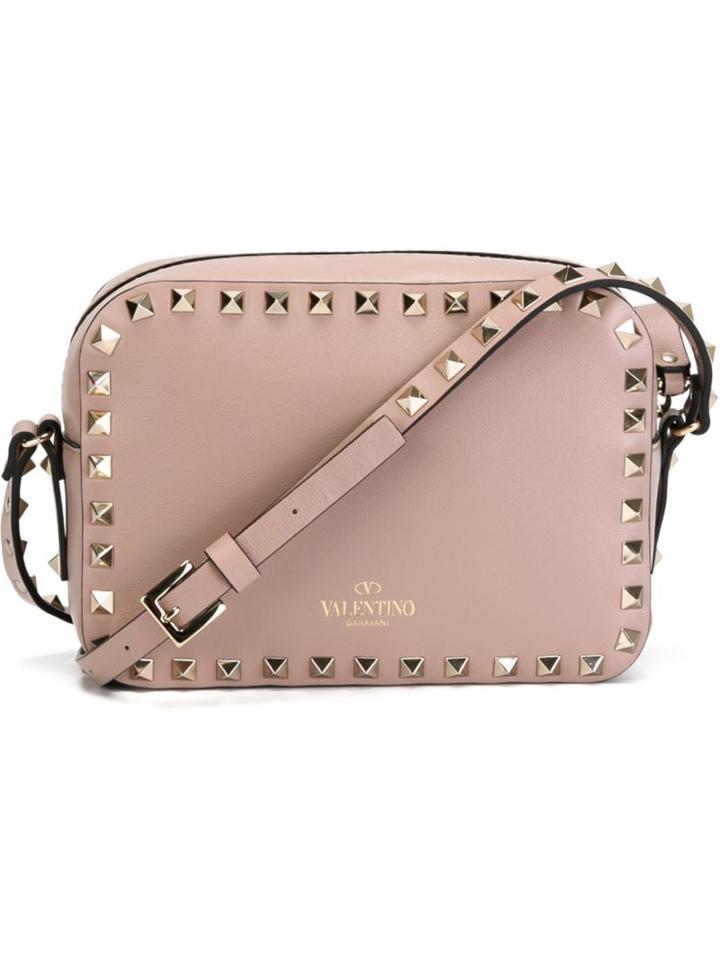 Valentino 'rockstud' Crossbody Bag, Women's, Nude/neutrals