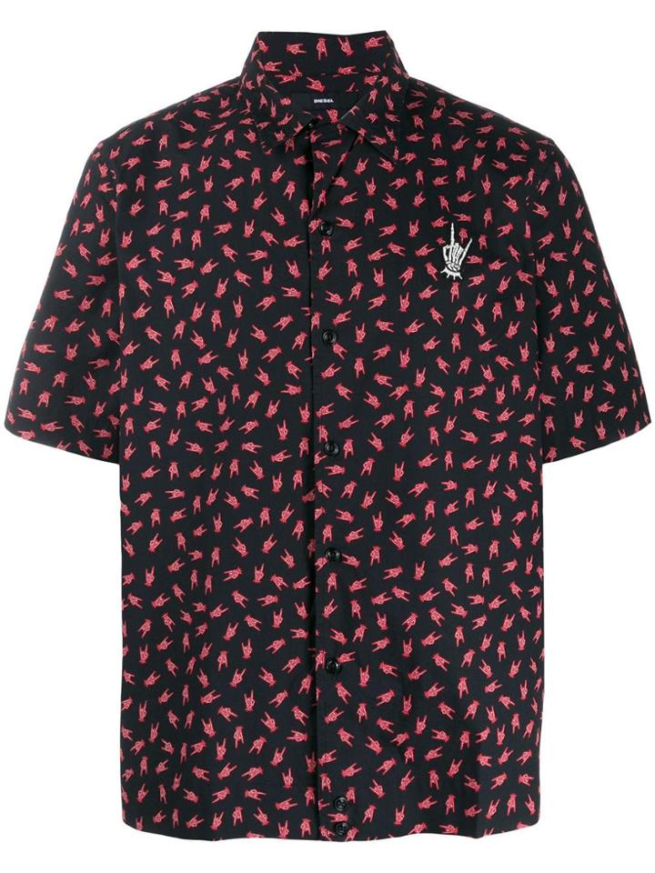 Diesel S-friday-hand Shirt - Black