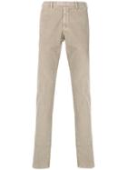 Biagio Santaniello Corduroy Skinny Trousers - Nude & Neutrals