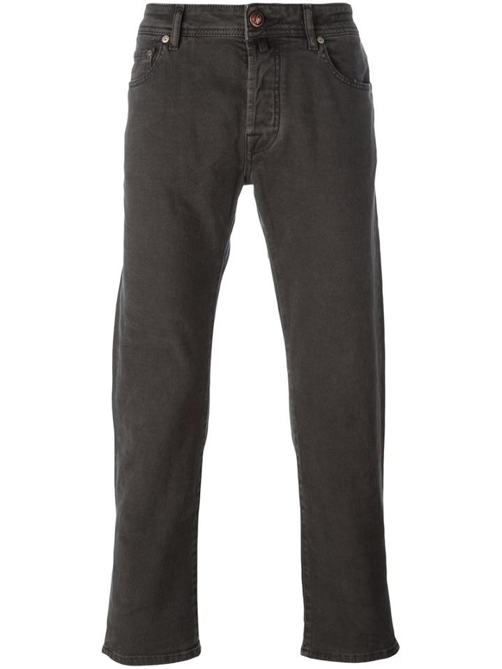 Jacob Cohen 'comfort' Slim Fit Jeans, Men's, Size: 36, Grey, Cotton/spandex/elastane