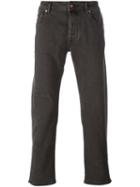 Jacob Cohen 'comfort' Slim Fit Jeans, Men's, Size: 36, Grey, Cotton/spandex/elastane
