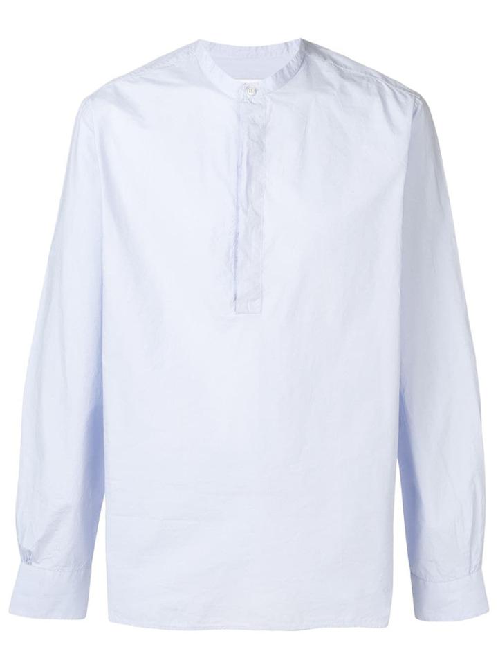 Officine Generale Round Neck Shirt - Blue