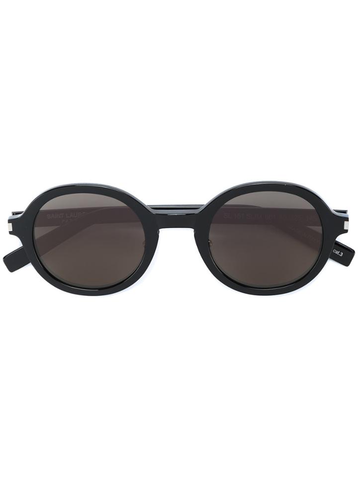 Saint Laurent Eyewear Round Frame Sunglasses With Tinted Lenses -