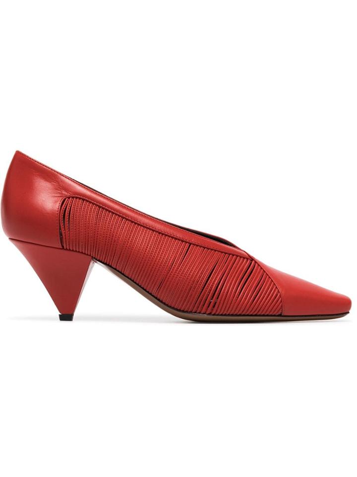 Neous Red Setum 60 Leather Pumps