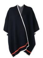 N.peal Blanket Cape - Blue