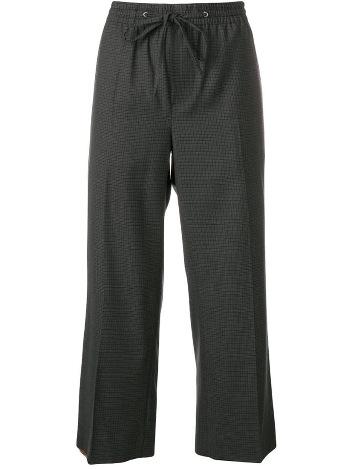 Miu Miu Cropped Trousers - Grey